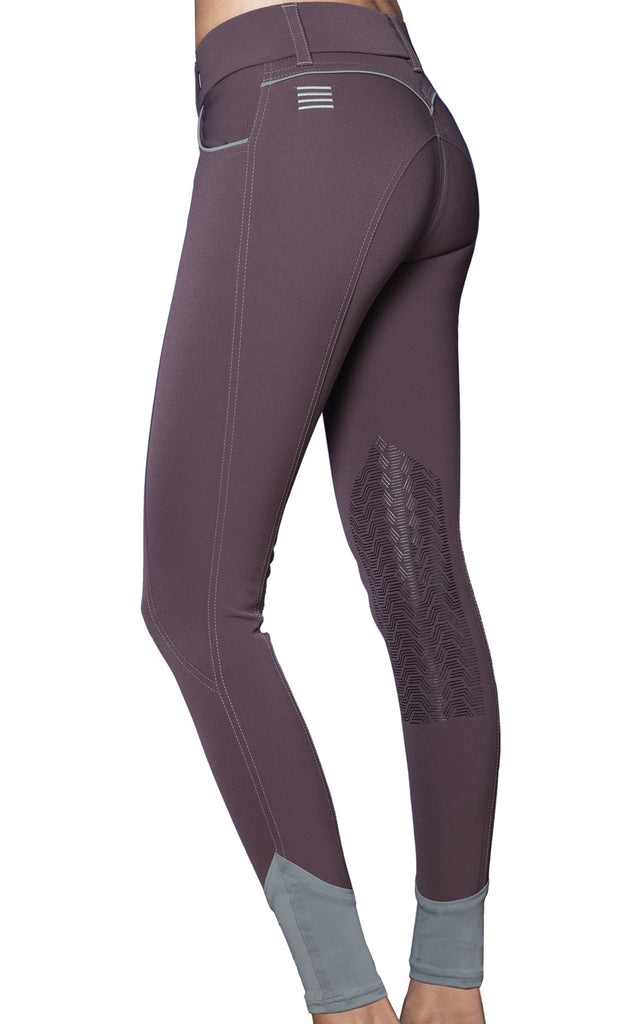 Elara T600® Knee Patch Breech Eggplant