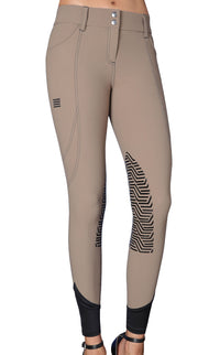 Tinley Pro Knee Patch Breech Taupe