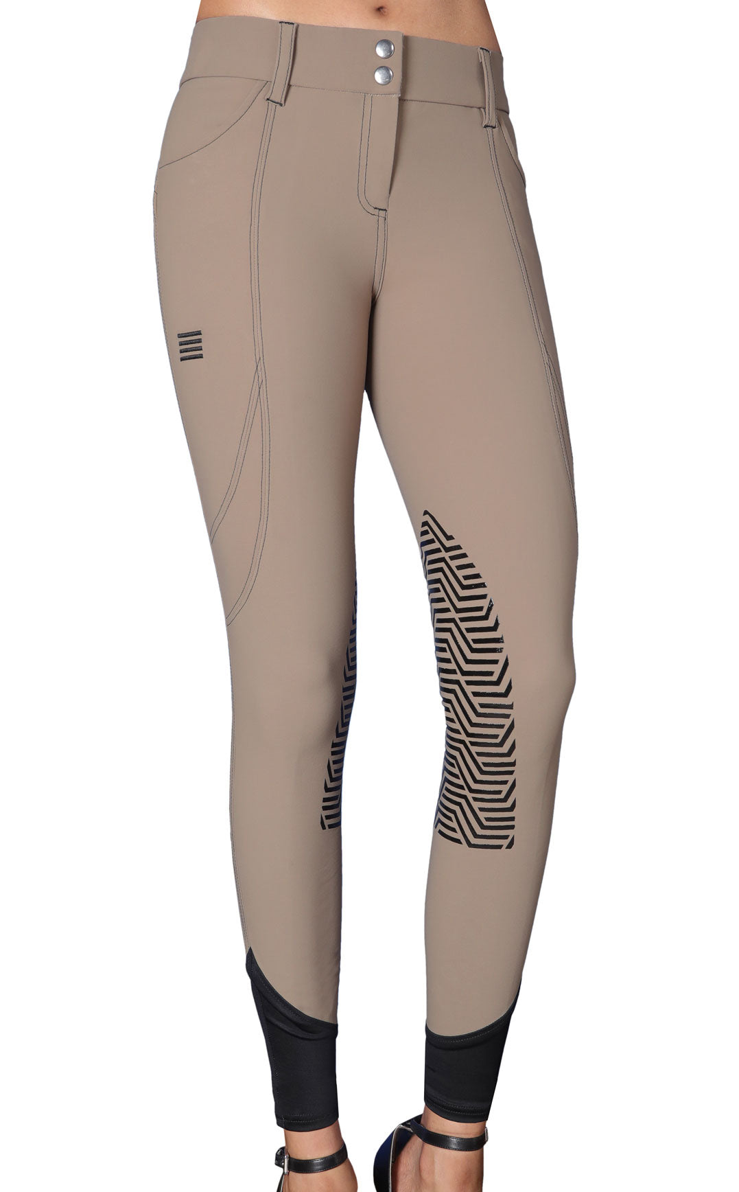 Tinley Pro Knee Patch Breech Taupe