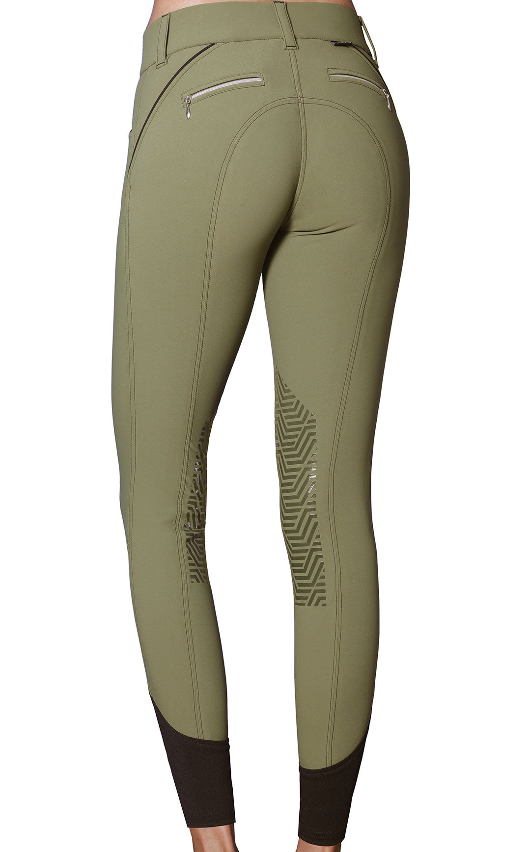 Aubrie Pro Knee Patch Breech Olive