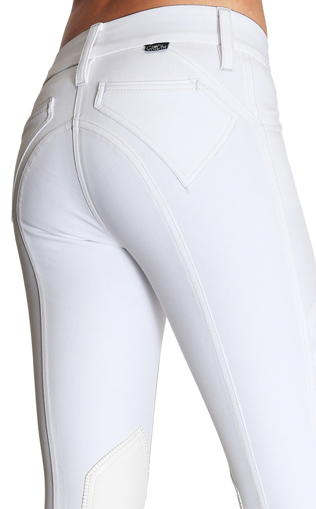 Pandora Knee Patch Show Breech White