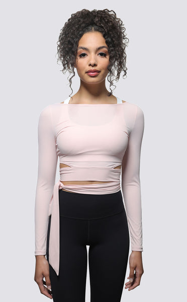 Wrap Top Ballet Pink – GhoDho